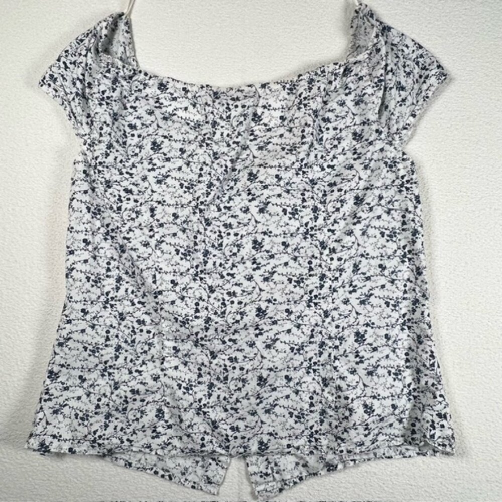 Mileage Womens Button-down Sleeveless Peasant Top Plus Size 2X - Picture 3 of 7